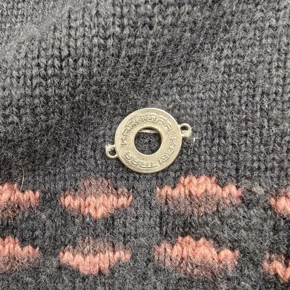 Kari Traa Sweater Womens Medium Blue Fair Isle Wool Blend Ski Knit Pullover - Picture 3 of 9